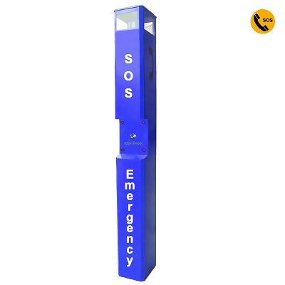 part of the blue light system blue